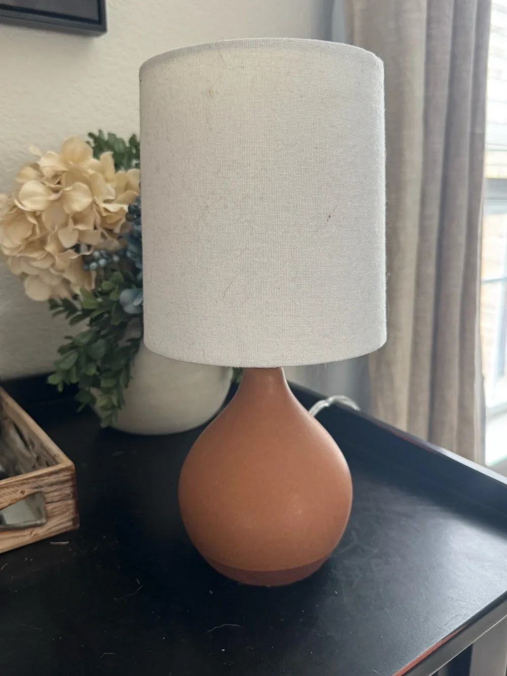 Terra Cotta Desk Table Lamp